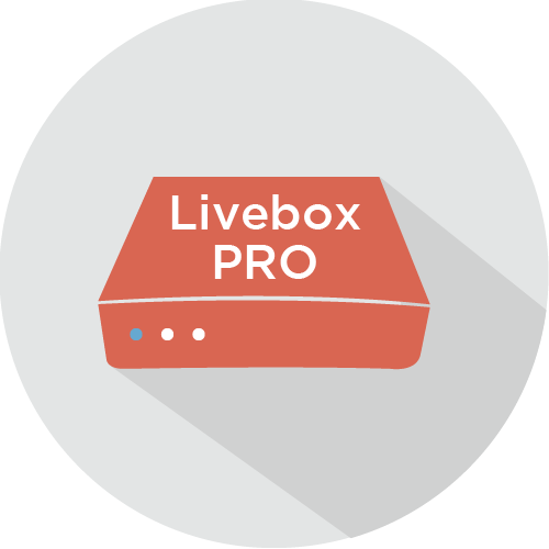 Livemote可控制LiveboxPRO设备